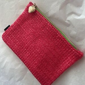 Strawberry Woven Ipsy Bag